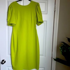 🎊🎊(2 for$32)🎊🎊 Beautiful NY&C, lime green dress, Size Large